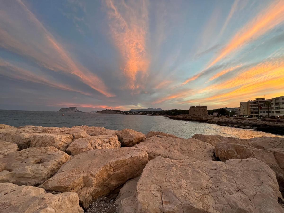 Apartamento 1 Linea Moraira Buitenkant foto
