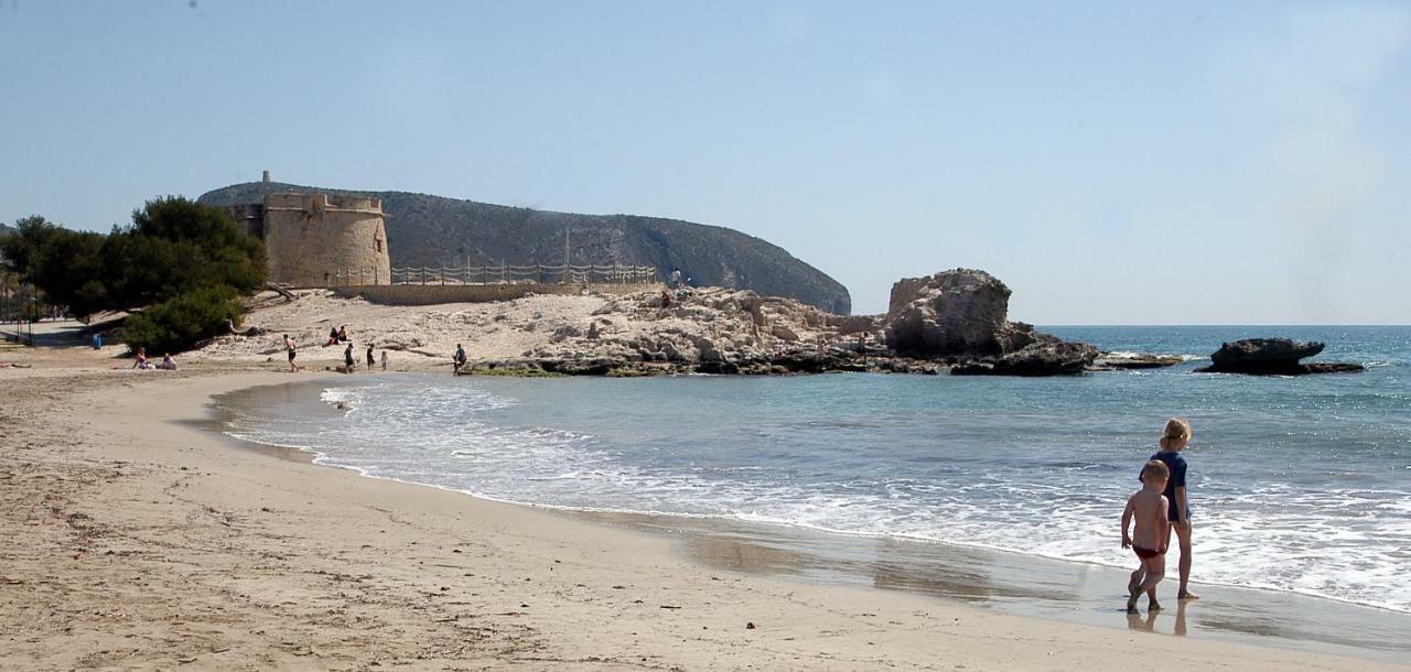 Apartamento 1 Linea Moraira Buitenkant foto